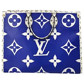 Louis Vuitton-Toile monogramme géante Louis Vuitton Onthego Portofino GM-Bleu