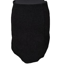 Louis Vuitton-Falda de tweed de Louis Vuitton (D36 / fr38)-Negro
