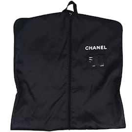 Chanel-Bolsa de roupas Chanel / Cabides CHANEL-Preto