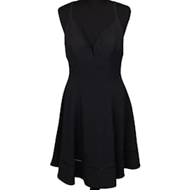 Balenciaga-Balenciaga Paris Tessuto Dress (M / fr40)-Black