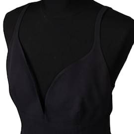 Balenciaga-Balenciaga Paris Tessuto Dress (M / fr40)-Black