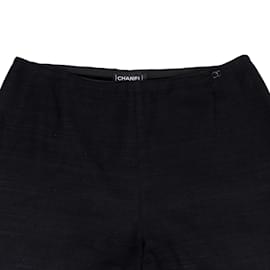 Chanel-Chanel Light Silk Pants (40)-Black