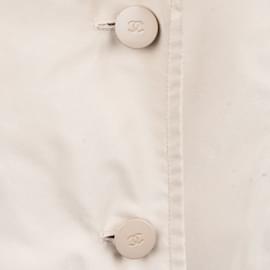 Chanel-Chaqueta estilo blazer de nailon Chanel (40)-Beige