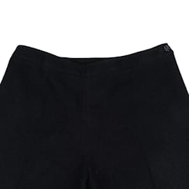 Chanel-Chanel Silk Angora Pants (40)-Black