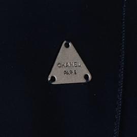 Chanel-Falda deportiva azul marino de Chanel (D38 / fr40)-Negro