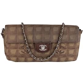 Chanel-Chanel Travel Line Shoulder Bag-Brown