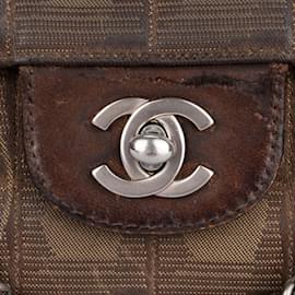 Chanel-Bolsa de ombro Chanel Travel Line-Marrom