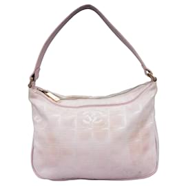 Chanel-Chanel Travelline Croissant Handbag-Pink