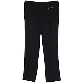 Gucci-Pantalon en rayonne Gucci Horsebit (38)-Noir