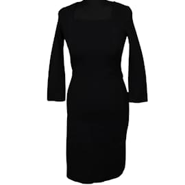 Escada Sport Solid Black Dress Pants Size 44 (EU) - 92% off