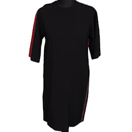 Gucci-Kleid aus Gucci-Viskose mit drei Streifen (40 / l)-Schwarz