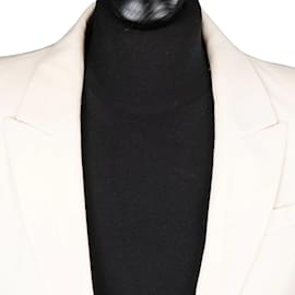Gucci-Blazer en coton blanc Gucci (42)-Blanc