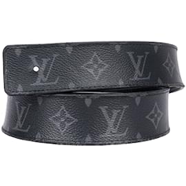 Louis Vuitton-Louis Vuitton Graphit Monogram Belt-Black