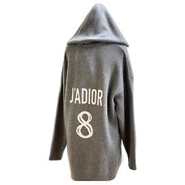Grauer Pullover von Christian Dior Grau