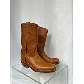 Marc by Marc Jacobs-Perfect Square toe cowboy boots-Brown