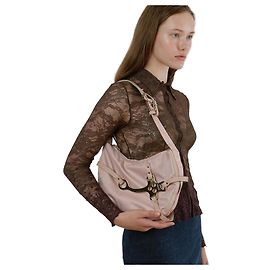 Sac Freedom rose clair Roberto Cavalli Doré
