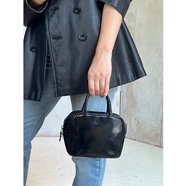 Comme Des Garcons Petit sac bowling CDG Noir