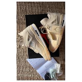 Nike-Nike Jordan4 x Branco Off-Outro