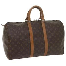 Louis Vuitton-Louis Vuitton-Monogramm Keepall 45 Boston Bag M.41428 LV Auth 61005-Monogramm