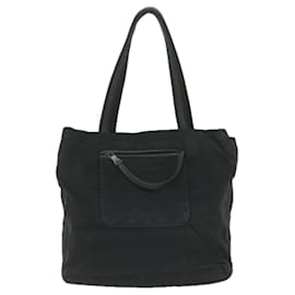 Prada-PRADA Tote Bag Nylon Black Auth 61238-Black