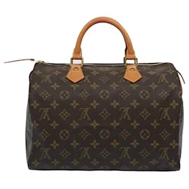 Louis Vuitton-Louis Vuitton Monogram Speedy 30 Hand Bag M41526 LV Auth 60058A-Monogram