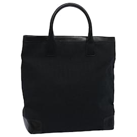 Gucci-GUCCI GG Canvas Hand Bag Black 001 1098 auth 60092-Black