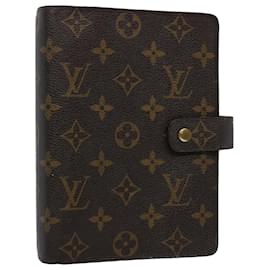 Louis Vuitton-LOUIS VUITTON Agenda con monogramma MM Agenda da giorno Cover R20105 LV Aut 59724-Monogramma