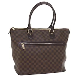 Louis Vuitton-LOUIS VUITTON Damier Ebene Saleya GM Tote Bag N51181 Auth LV 60026UNE-Autre