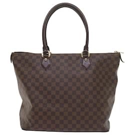 Louis Vuitton-LOUIS VUITTON Damier Ebene Saleya GM Tote Bag N51181 Auth LV 60026UNE-Autre