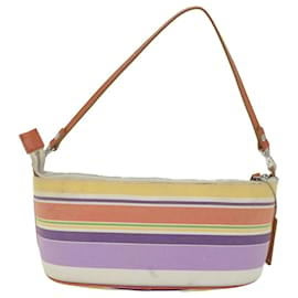 Burberry-BURBERRY Borsa a spalla Blue Label Canvas Multicolor Auth ti1389-Multicolore