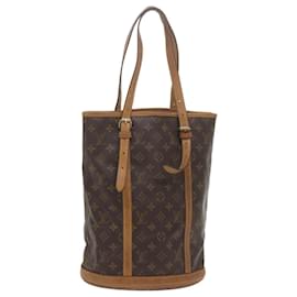 Louis Vuitton-LOUIS VUITTON Monogram Bucket GM Shoulder Bag M42236 LV Auth 60016-Monogram