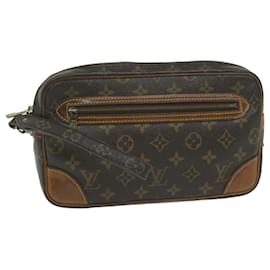 Louis Vuitton-LOUIS VUITTON Monograma Marly Dragonne GM Clutch Bag M51825 Autenticação de LV 61286-Monograma