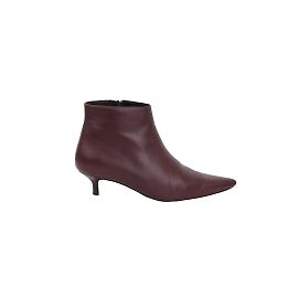 Anine Bing Botas de cuero Burdeos