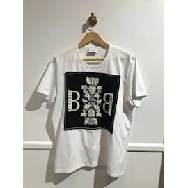 Barrie-Camiseta BARRIE.Internacional L Algodón-Blanco