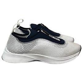 Christian Dior DIOR HOMME Baskets T.UE 38 chiffon Blanc
