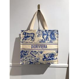 Dior-DIOR  Handbags T.  cloth-Blue