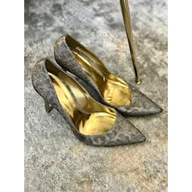 Gianvito Rossi-GIANVITO ROSSI  Heels T.eu 41 glitter-Golden