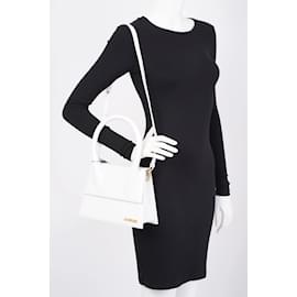 Jacquemus-Jacquemus Le Grand Chiquito White Leather-White