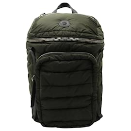 Moncler-Moncler New Yannick Zaino Quilted Backpack in Green Nylon-Green