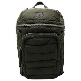 Moncler-Moncler New Yannick Zaino Quilted Backpack in Green Nylon-Green