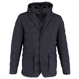 Giacca stile blazer Moncler Vernoux in lana blu navy Blu navy