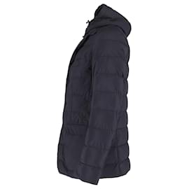 Moncler-Jacke im Blazer-Stil von Moncler Vernoux aus marineblauer Wolle-Marineblau