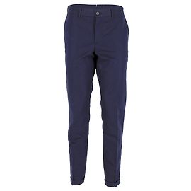 Pantaloni Prada a Gamba Dritta in Lana Blu Navy Blu Blu navy