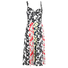 Jason Wu-Jason Wu Midi Length Dress in Floral Print Silk-Other