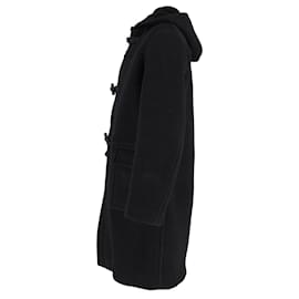 Gucci-Duffle-coat Gucci en laine noire-Noir