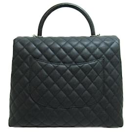 Chanel-Bolsa com alça superior CC Caviar A92991-Preto