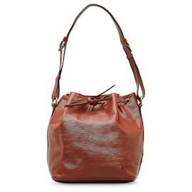 Louis Vuitton-Louis Vuitton Brown Epi Petit Noe-Marrom