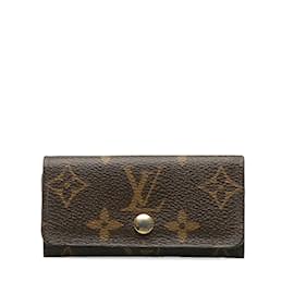 Louis Vuitton-Monogramm-Multikel 4 Schlüsselhalter M62631-Braun