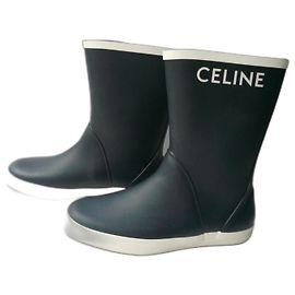 CELINE Flat ankle boot Les Bottes de Pont Céline new T36 Black