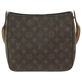 Louis Vuitton-LOUIS VUITTON Monogram Looping MM Shoulder Bag M51146 LV Auth bs10646-Monogram